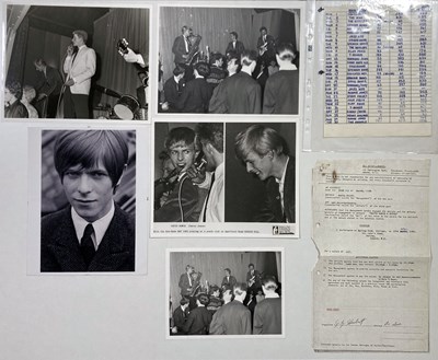 Lot 382 - DAVID BOWIE - C 1960S PROMOTIONAL PHOTOGRAPHS AND CONCERT BOOKING DETAILS.