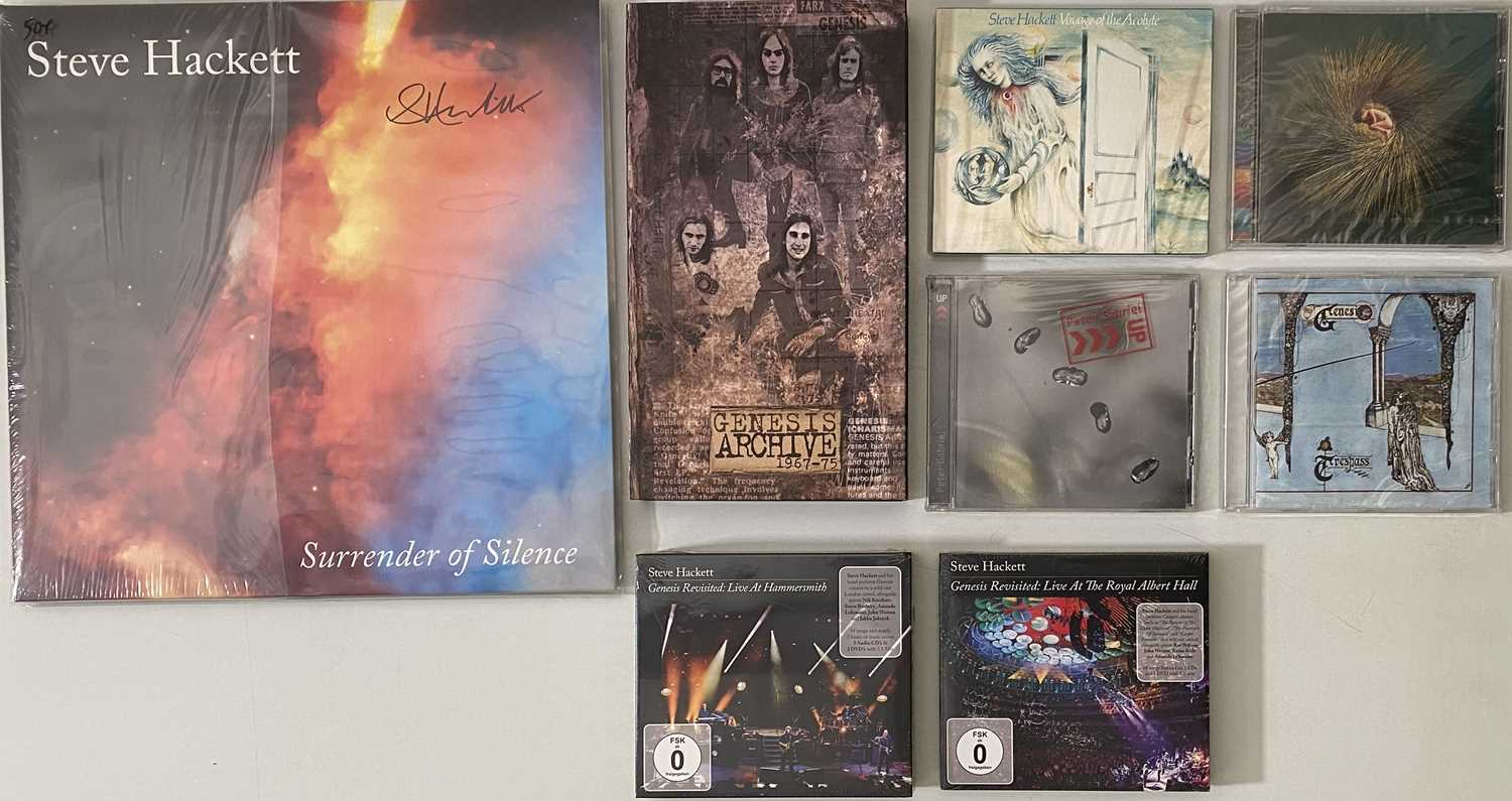 Lot 769 - STEVE HACKETT/ PETER GABRIEL/ GENESIS - LP/ CDs PACK