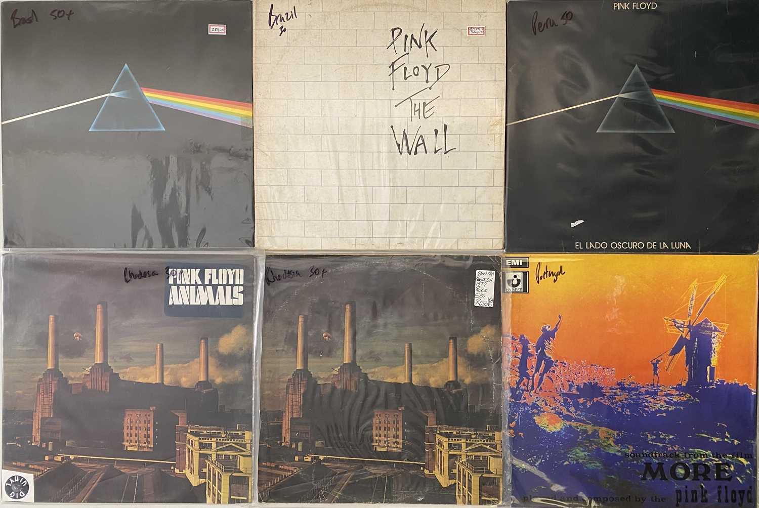 Lot 772 - PINK FLOYD - LPs (OVERSEAS PRESSINGS)