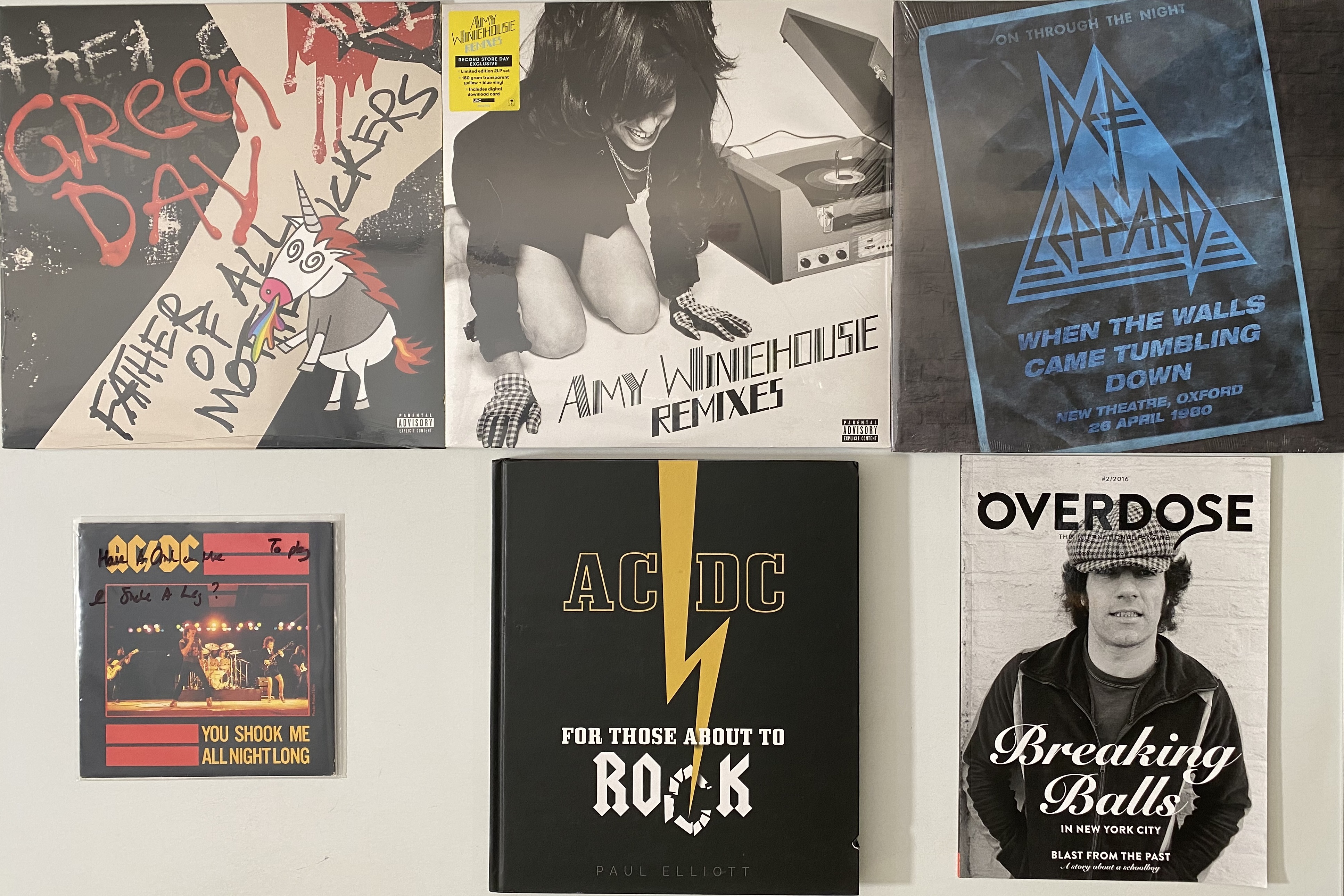 Lot 910 - AC/DC AND RELATED - LP PACK (INC RARE 7
