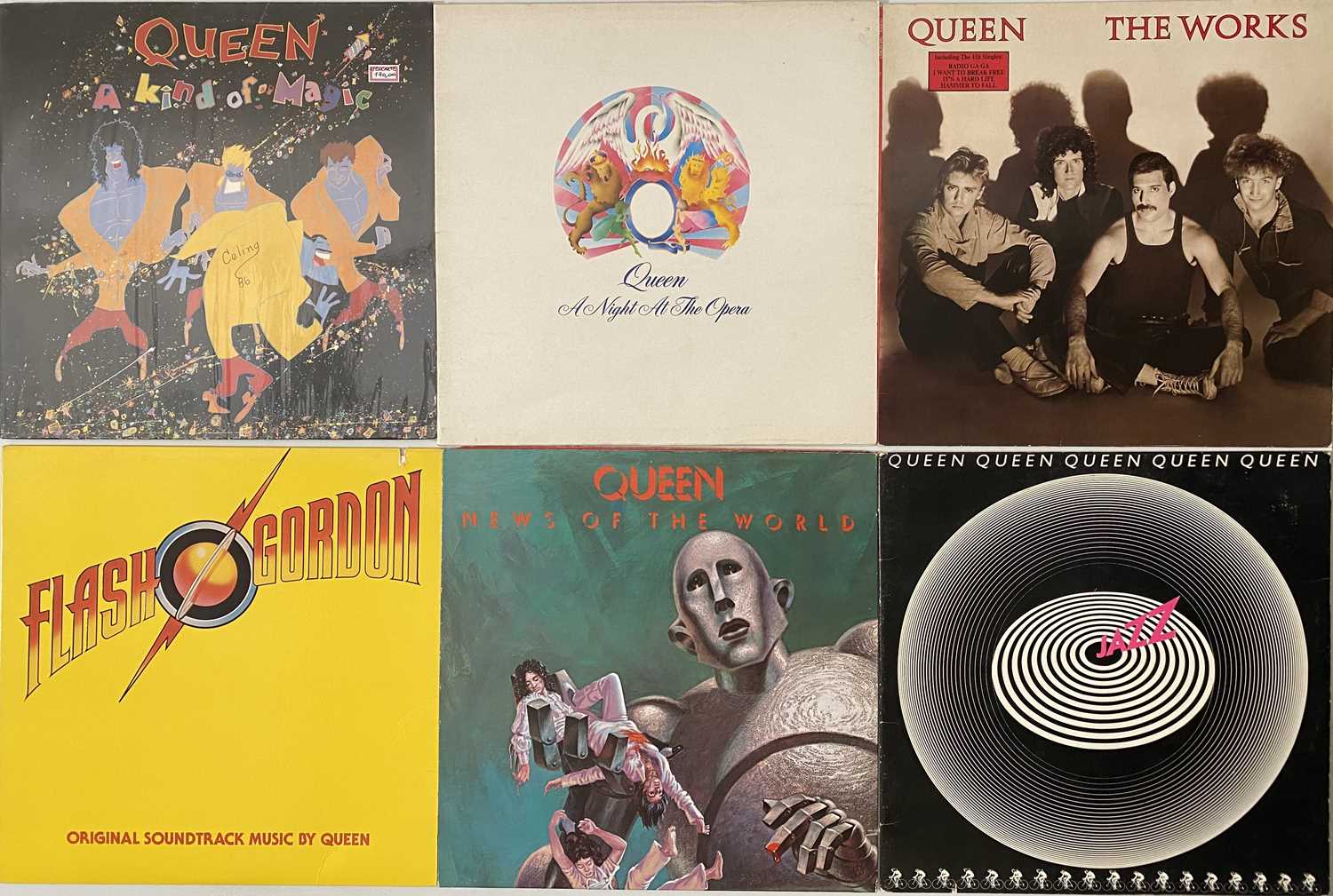 Lot 911 - QUEEN - LP PACK (INC OVERSEAS/ RARITIES)