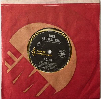 Lot 4 - AC/DC - LOVE AT FIRST FEEL/ PROBLEM CHILD 7"...