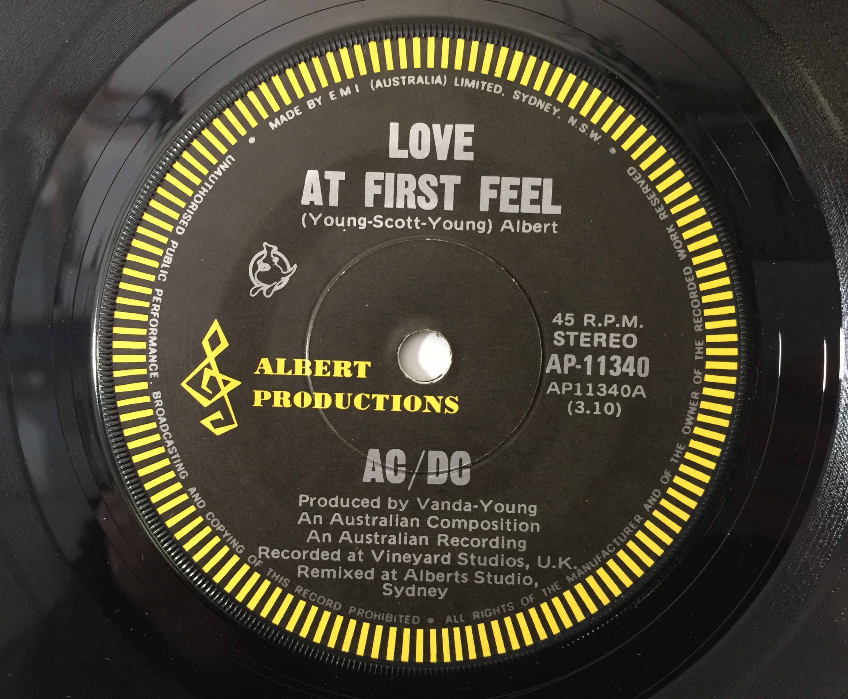 Lot 4 - AC/DC - LOVE AT FIRST FEEL/ PROBLEM CHILD 7