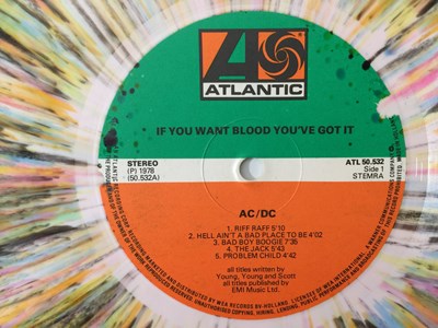 Lot 5 - AC/DC - IF YOU WANT BLOOD YOU'VE GOT IT LP (DUTCH SPLATTER VINYL - ATLANTIC ATL 50.532)