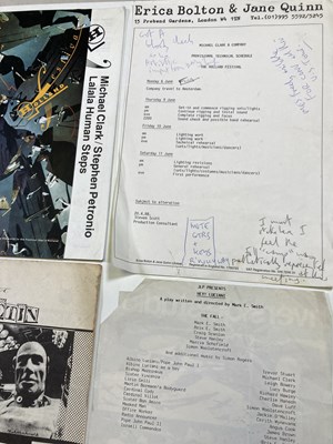 Lot 410 - MARK E. SMITH / THE FALL - TOUR EPHEMERA / OVERSEAS.