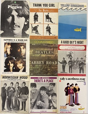 Lot 518 - THE BEATLES - A COLLECTION OF RARE SHEET MUSIC.