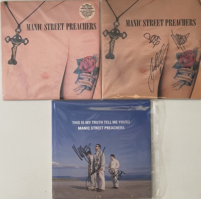 Lot 872 - MANIC STREET PREACHERS - LP PACK - INC SIGNED COPIES