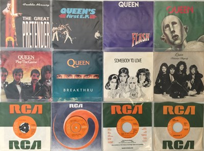 Lot 687 - QUEEN/DAVID BOWIE - 7" COLLECTION