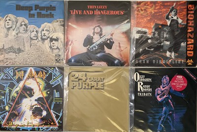 Lot 874 - METAL / HEAVY ROCK - LP PACK