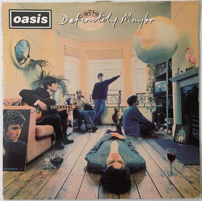 Lot 877 - OASIS - DEFINITELY MAYBE (UK OG - CRE LP 196)