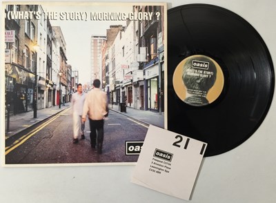 Lot 878 - OASIS - (WHAT'S THE STORY) MORNING GLORY? (UK OG - CRE LP 189)