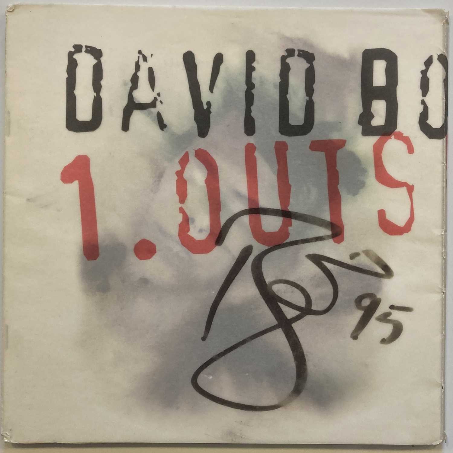 Lot 229 - DAVID BOWIE SIGNED OUTSIDE BOOKLET