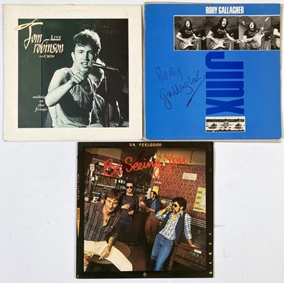 Lot 348 - SIGNED LPS INC RORY GALLAGHER / DR. FEELGOOD / TOM ROBINSON.