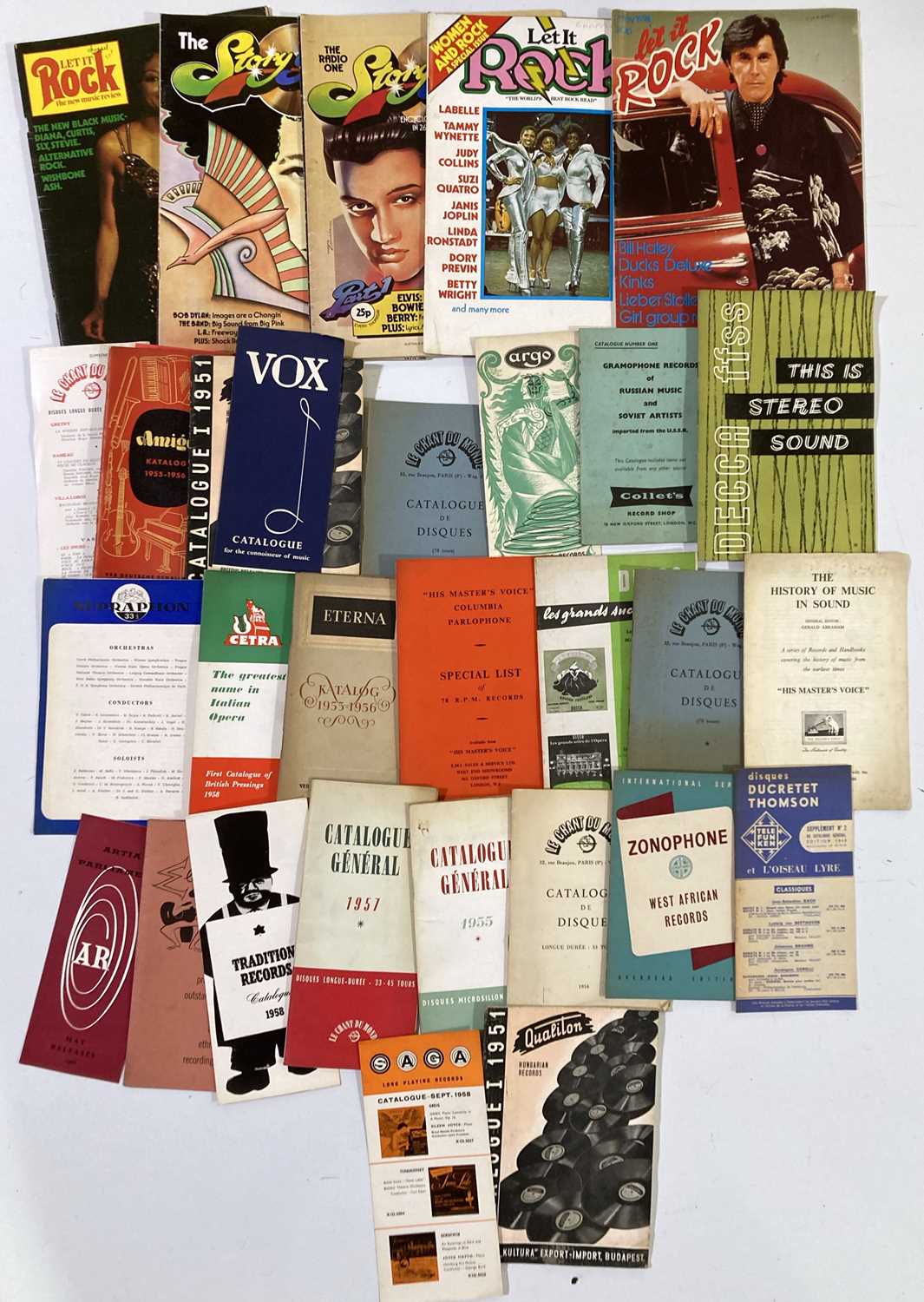 Lot 58 EXTENSIVE RECORD CATALOGUE COLLECTION.