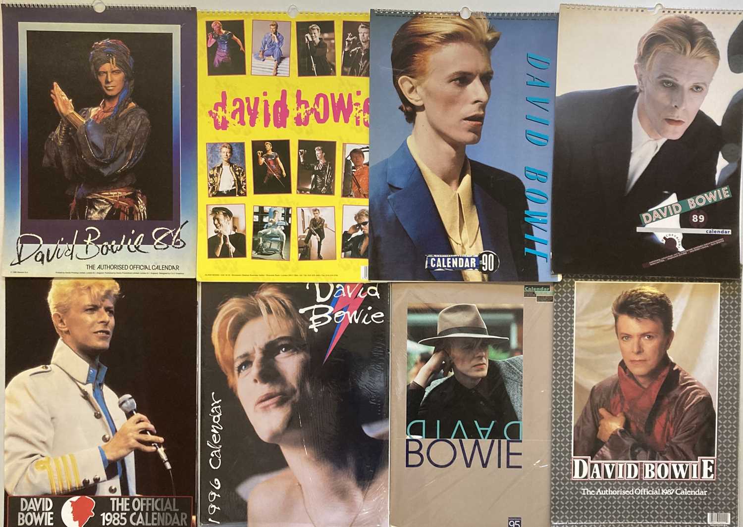 Lot 237 - DAVID BOWIE CALENDARS Lot 237 - DAVID BOWIE CALENDARS