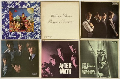 Lot 450 - THE ROLLING STONES - 'EVOLUTION OF THE TONGUE' BOXSET AND LPS.