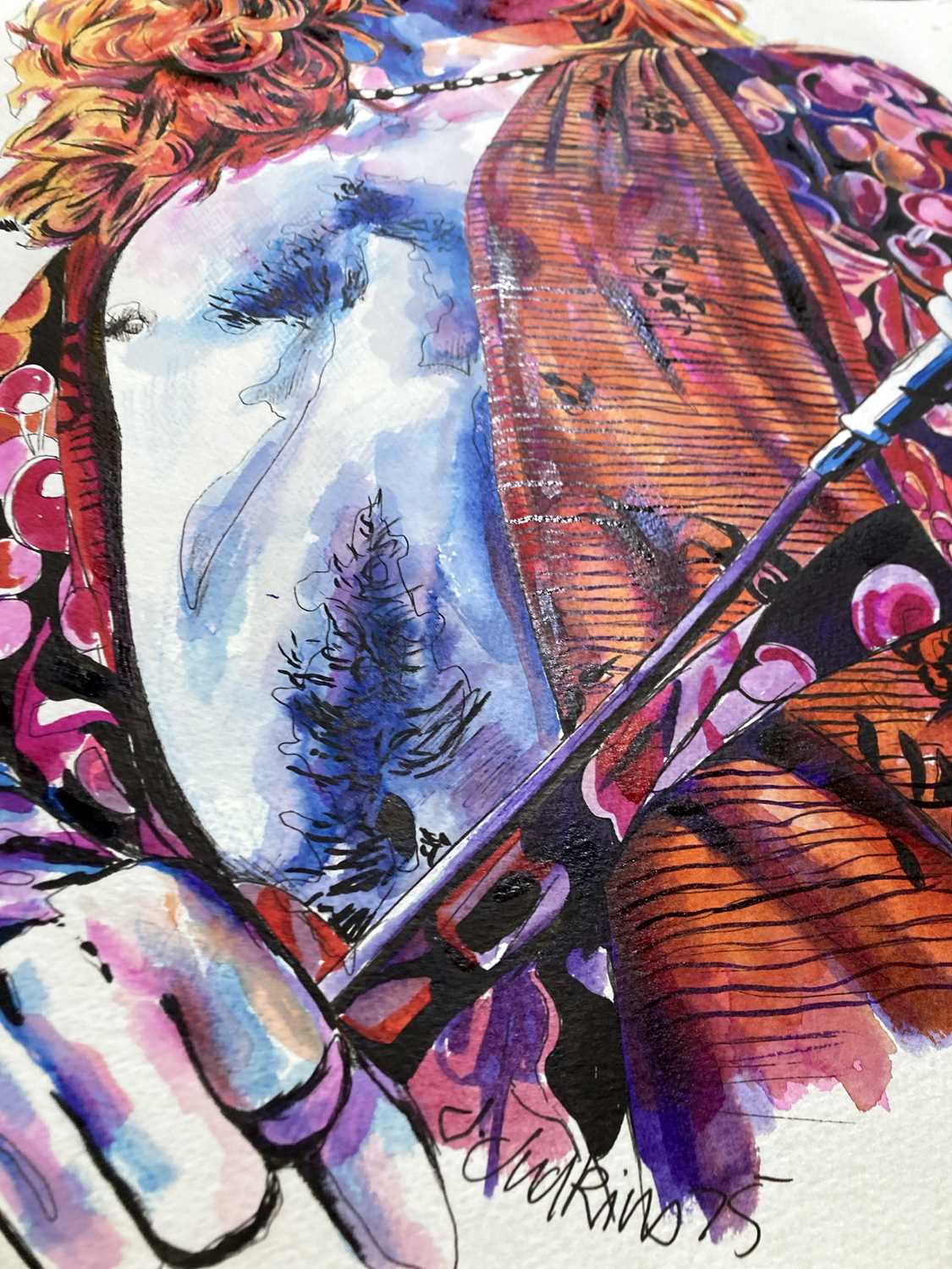 Lot 290 - LED ZEPPELIN - ORIGINAL HAND PAINTED POSTER