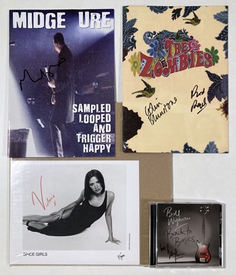 Lot 352 - SIGNED ITEMS - ZOMBIES / ROLLING STONES.