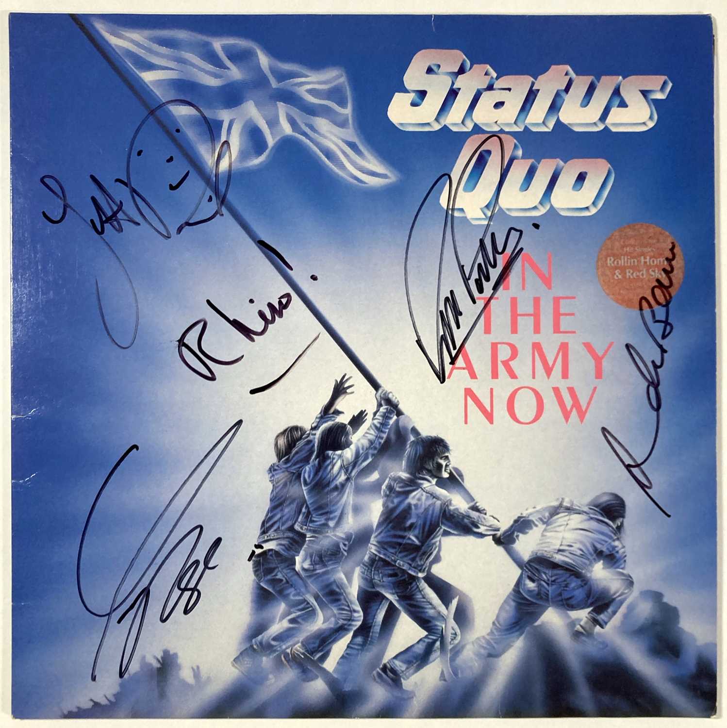 Lot 353 - STATUS QUO - FULLY SIGNED LP.