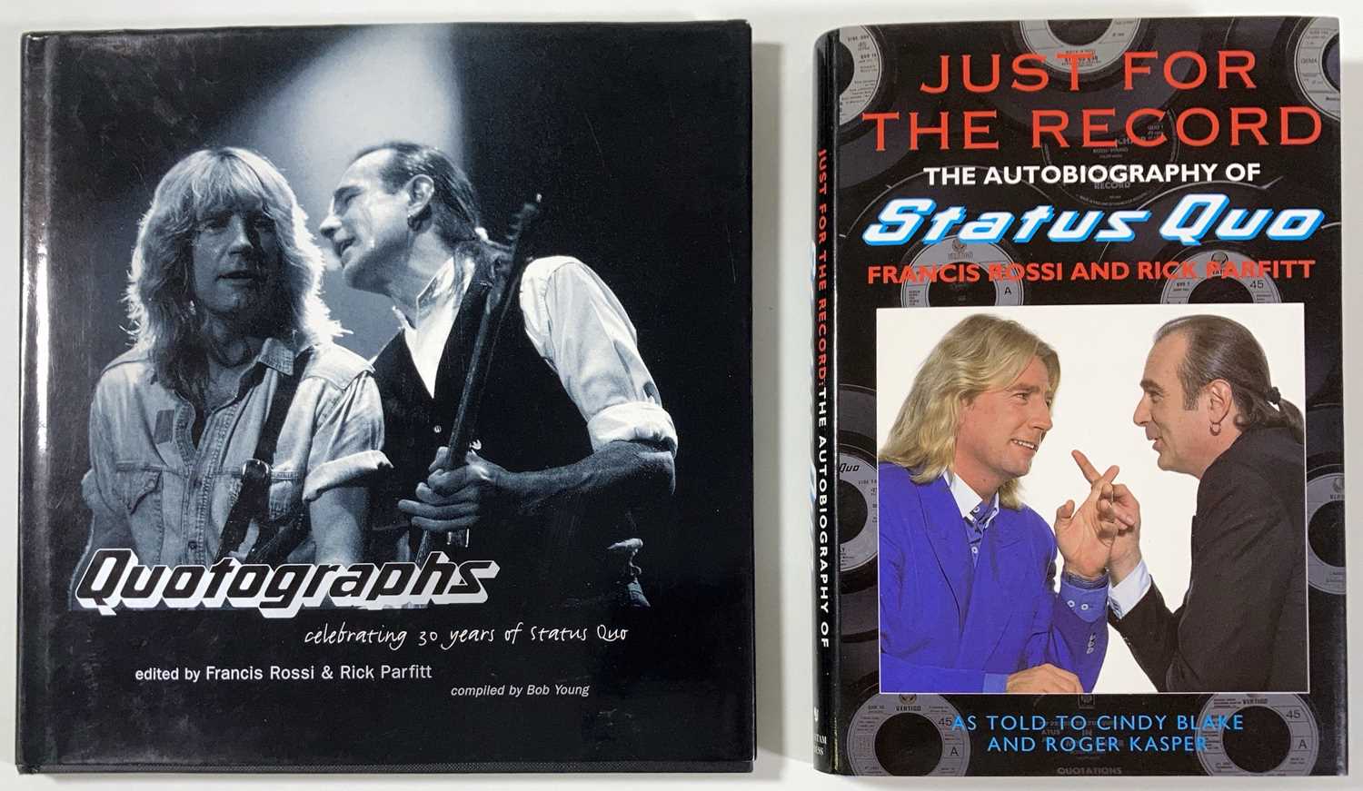 Lot 354 - STATUS QUO SIGNED ITEMS.