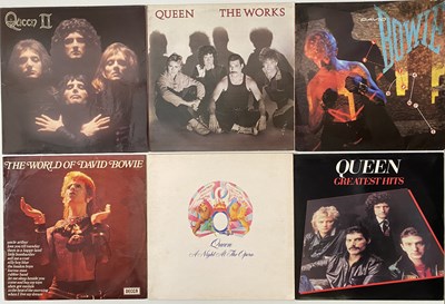 Lot 932 - GLAM - BOWIE / QUEEN - LP COLLECTION