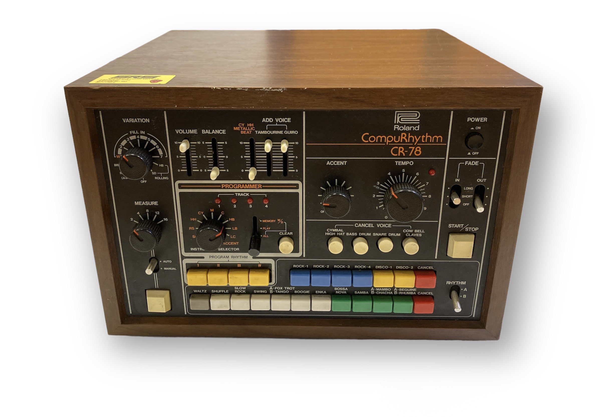 Lot 19 ROLAND CR78 COMPU RHYTHM DRUM MACHINE.