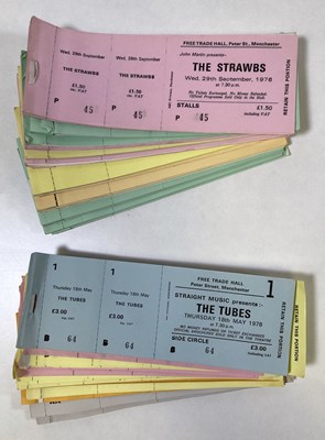 Lot 1920145 - MANCHESTER FREE TRADE HALL TICKET ARCHIVE - THE STRAWBS / THE TUBES.