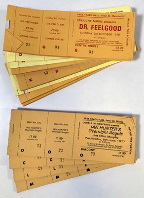 Lot 147 - MANCHESTER FREE TRADE HALL TICKET ARCHIVE - IAN HUNTER / DR. FEELGOOD.