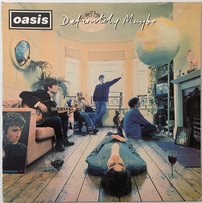 Lot 958 - OASIS - DEFINITELY MAYBE (OG UK COPY - CRELP169 - DAMONT PRESSING)