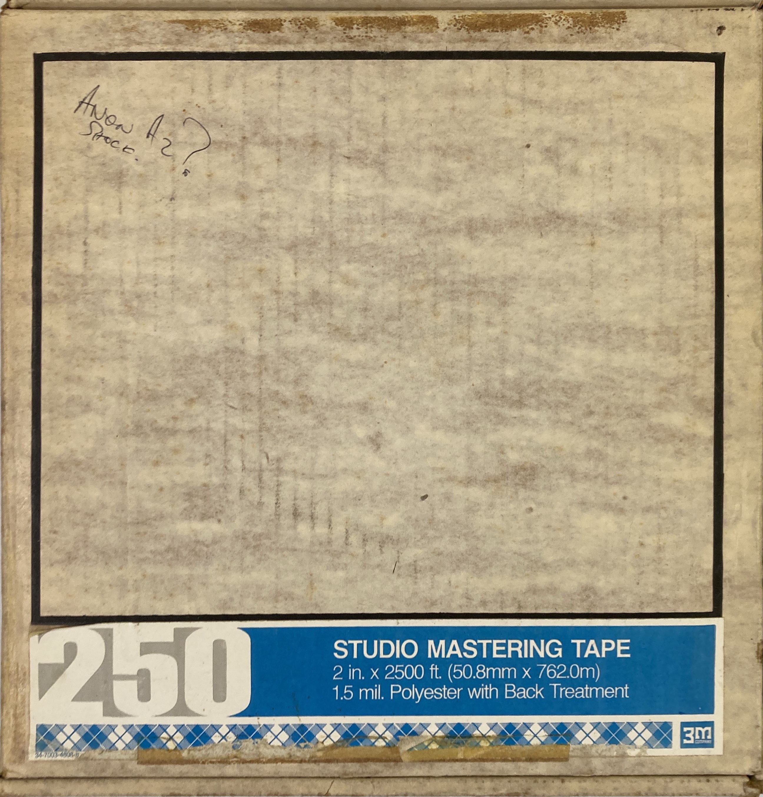 Lot 444 10CC MASTER TAPES FROM STRAWBERRY STUDIOS.
