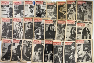 Lot 97 - SOUNDS MAGAZINE - 1971 - 1975 ARCHIVE - 200+ ISSUES.