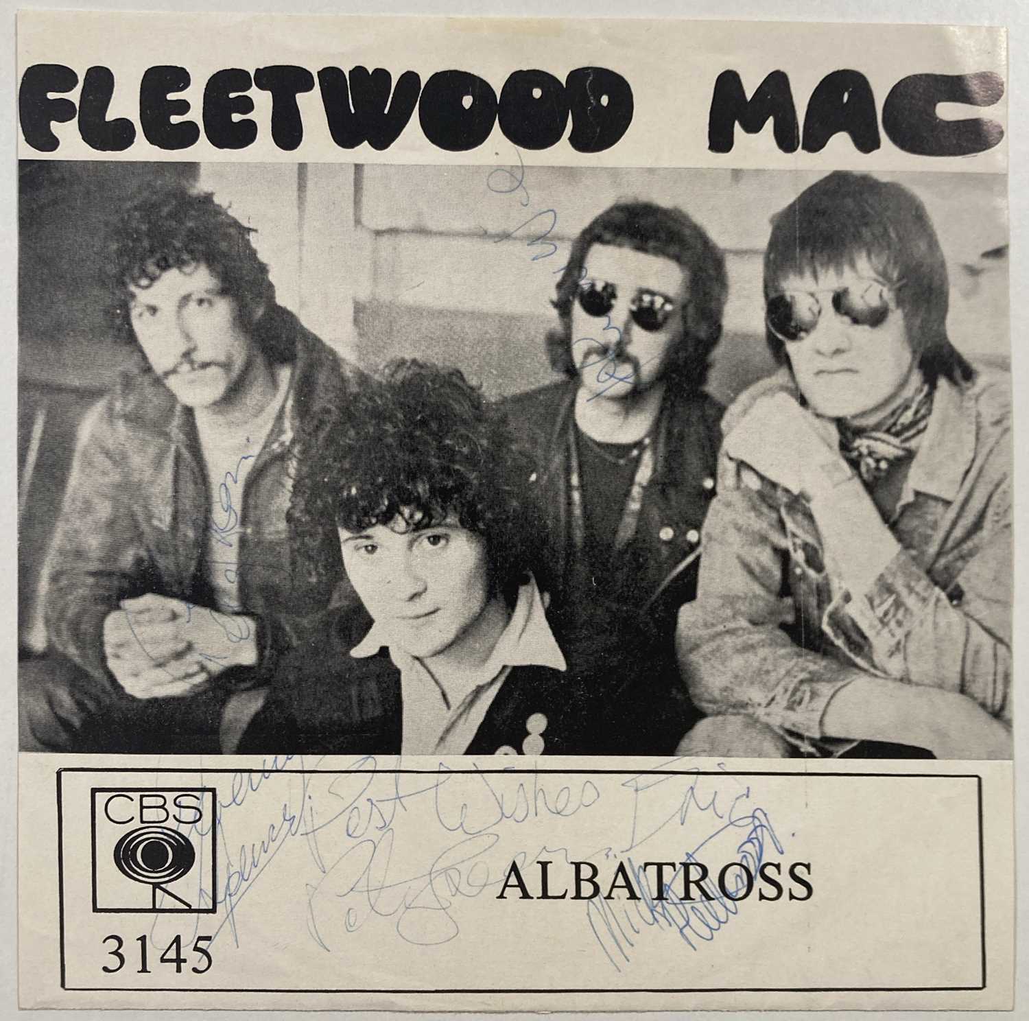 Lot 339 - FLEETWOOD MAC - SIGNED 7" SLEEVE.