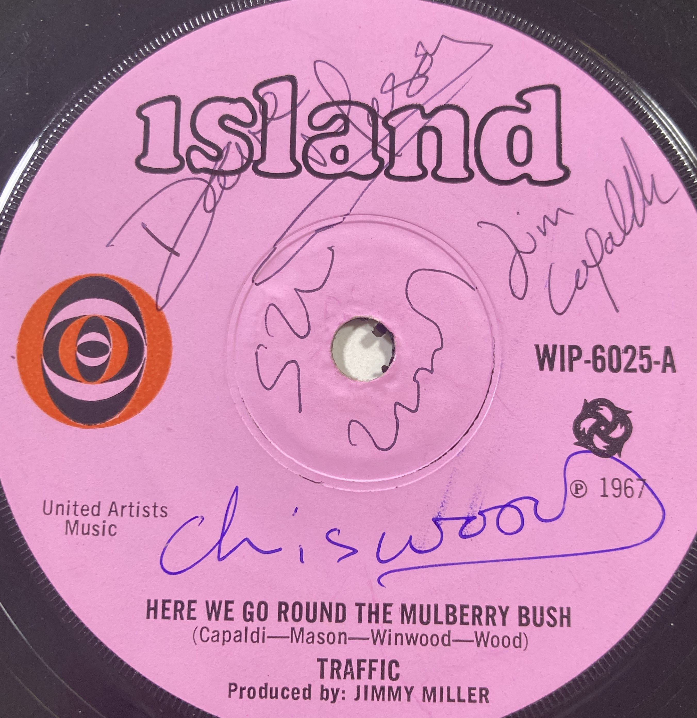 Lot 341 - TRAFFIC - A SIGNED 7