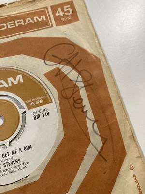 Lot 343 - CAT STEVENS - A SIGNED SINGLE.