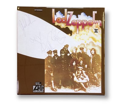 Lot 431 - LED ZEPPELIN - A FULLY SIGNED COPY OF LED ZEPPELIN II.