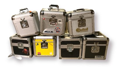 Lot 844 - RECORD STORAGE CASES / GIG BAGS