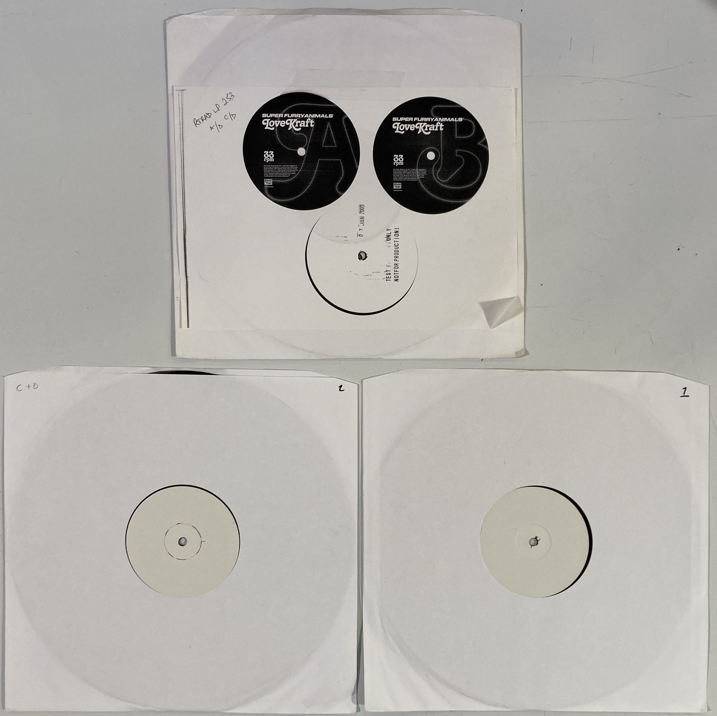 Lot 41 SUPER FURRY ANIMALS LOVE KRAFT WHITE Lot 41 SUPER FURRY ANIMALS LOVE KRAFT WHITE