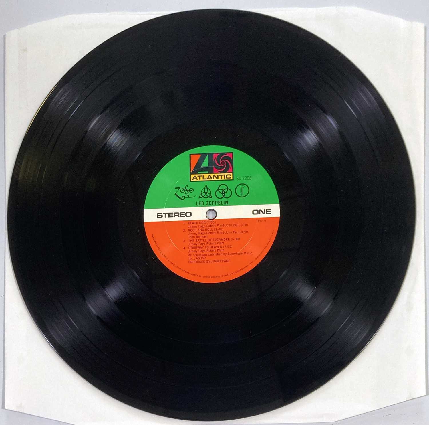 Lot 44 - LED ZEPPELIN - IV- 200G CLASSIC RECORDS