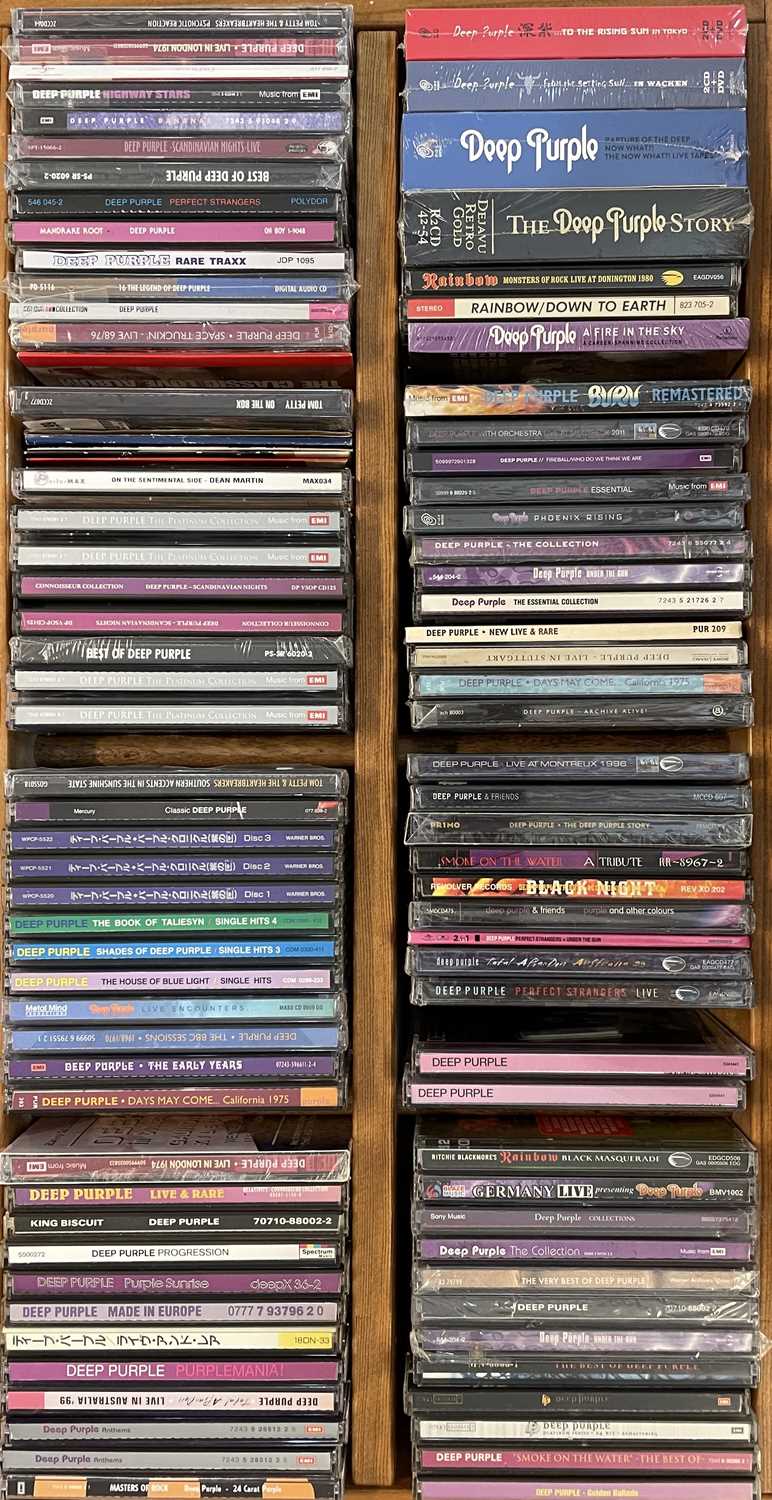 Lot 1076 - DEEP PURPLE AND RELATED CD ARCHIVE.