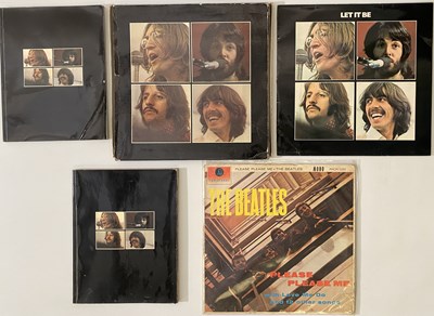 Lot 1003 - THE BEATLES - LET IT BE BOX/ PLEASE PLEASE ME LP PACK