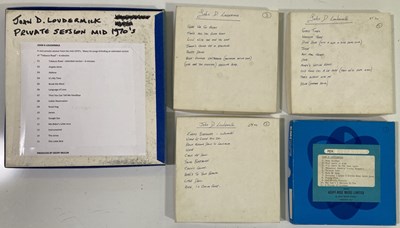 Lot 436 - MASTER TAPES - COUNTRY MUSIC - JOHN D LOUDERMILK.