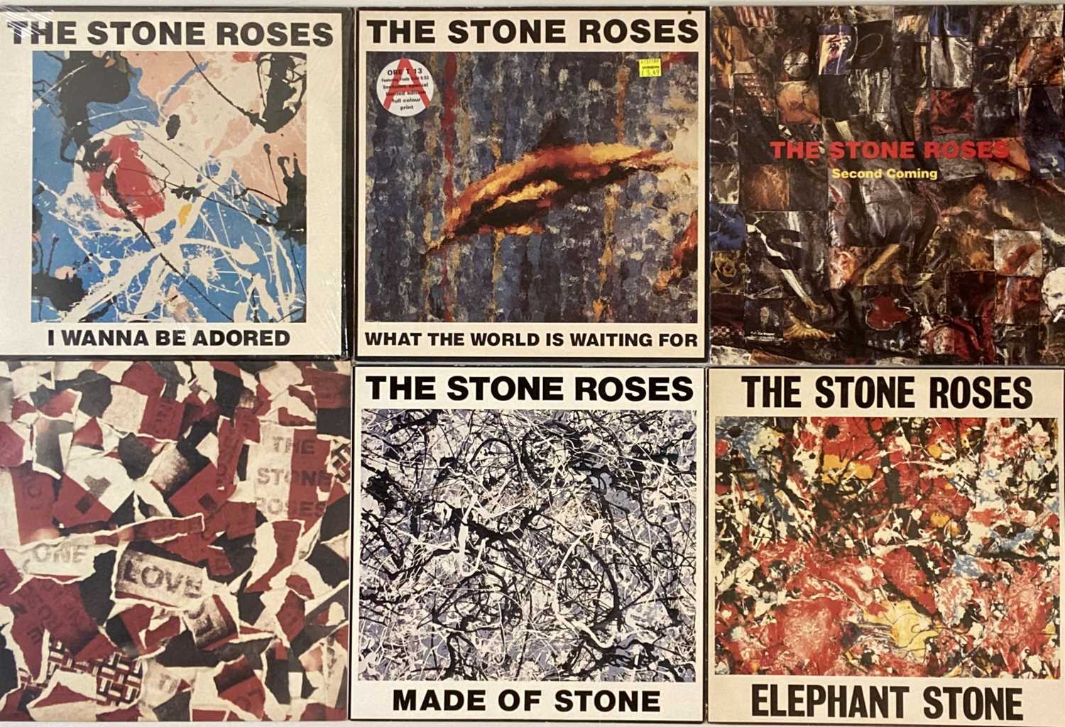 Lot 3 - THE STONE ROSES - LP & 12" PACK