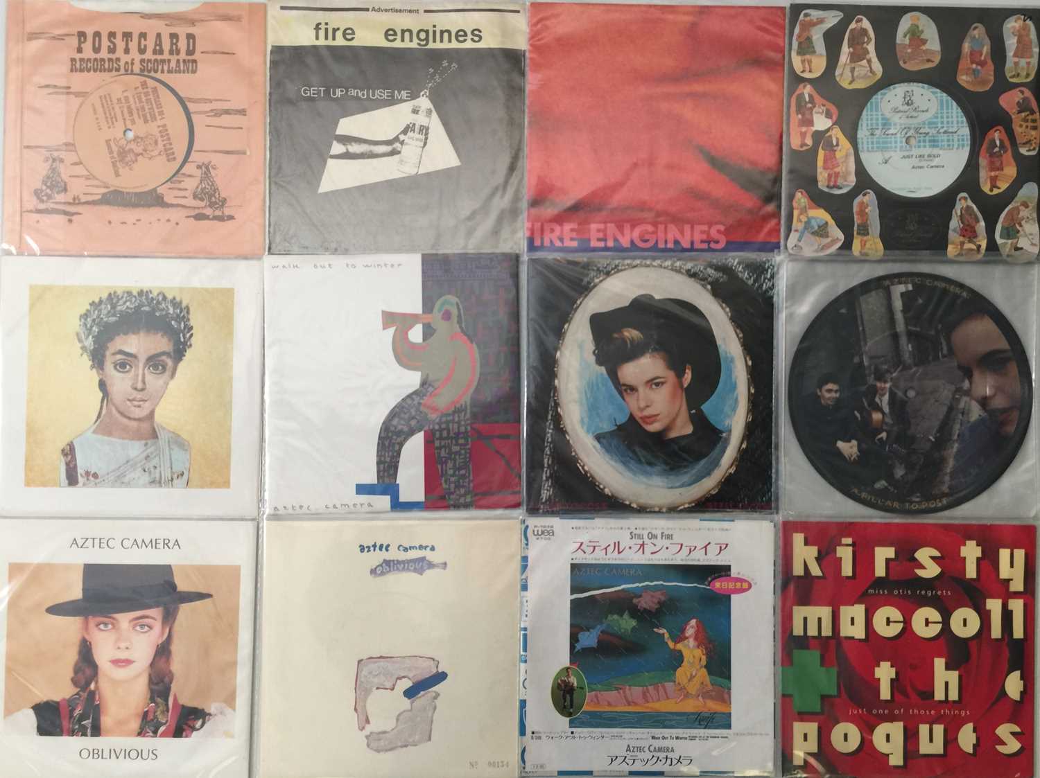 Lot 1018 - SCOTTISH INDIE/ WAVE/ POP - 7" COLLECTION