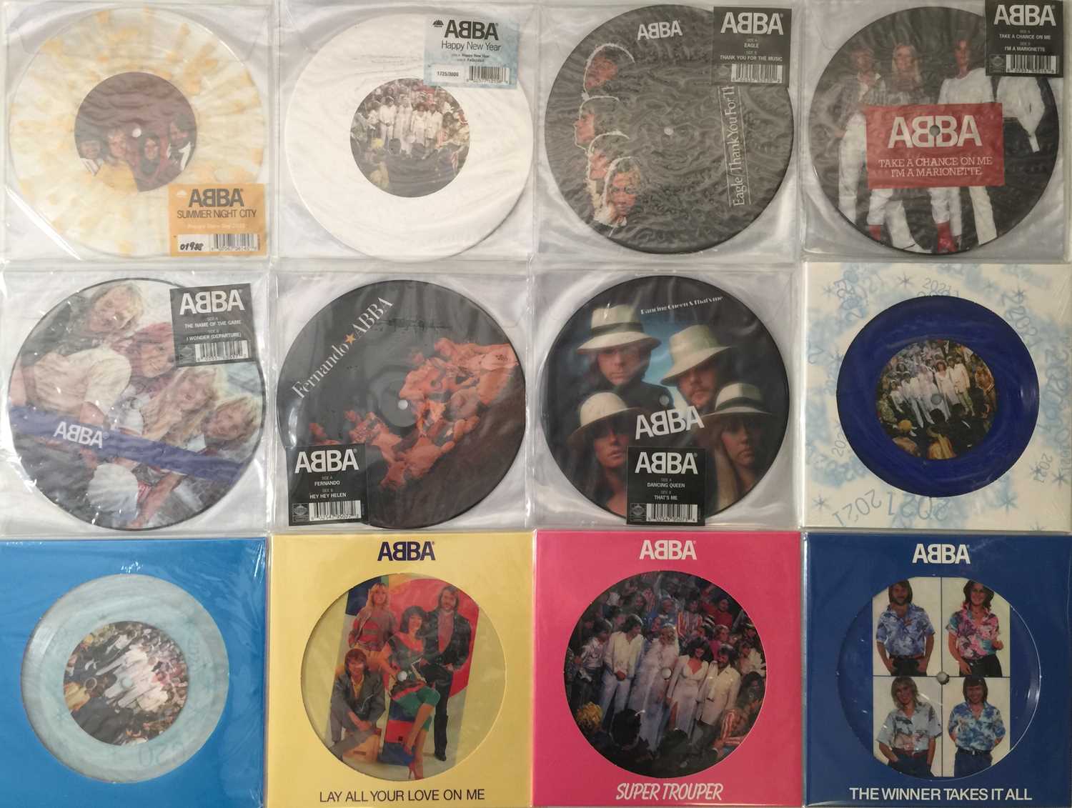 Lot 1019 - ABBA - 2000s 7" LIMITED EDITION/ PICTURE DISC COLLECTION