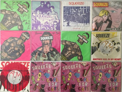 Lot 1025 - SQUEEZE - 7" COLLECTION (INC SIGNED)