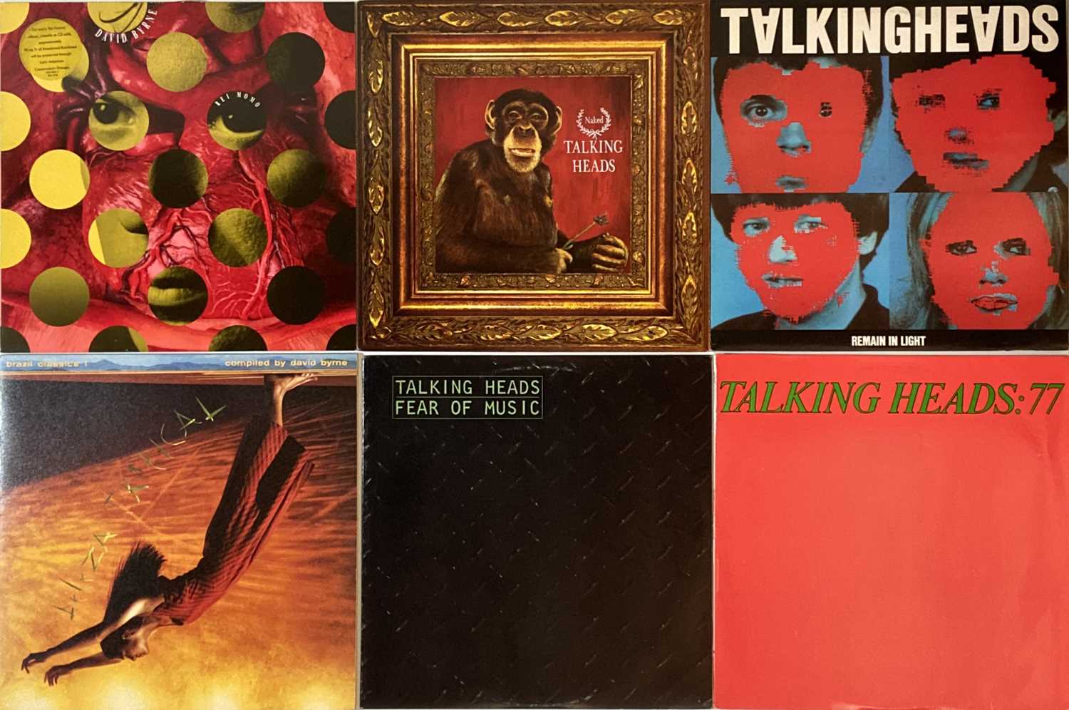 Lot 34 - TALKING HEADS AND RELATED - LPs