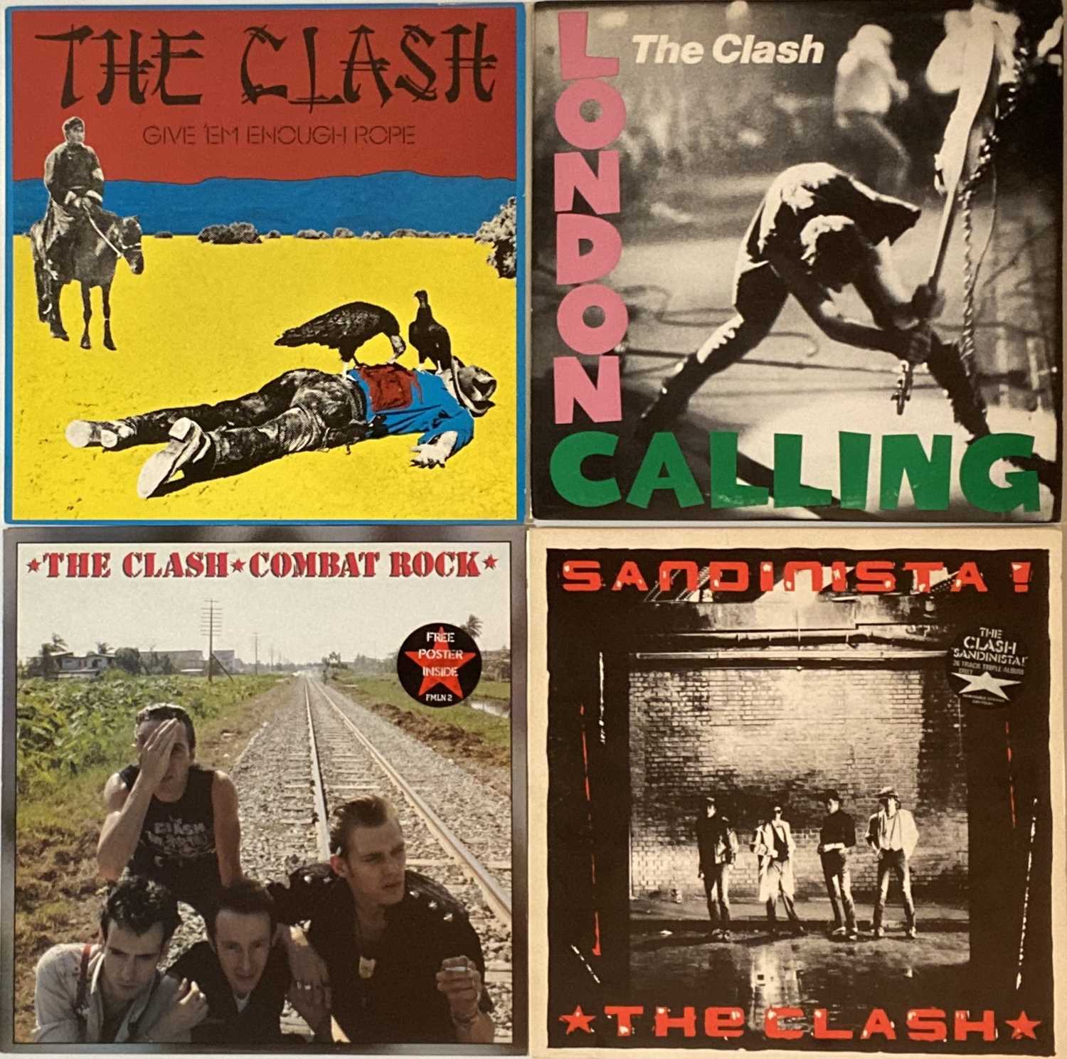 Lot 35 - THE CLASH - LPs