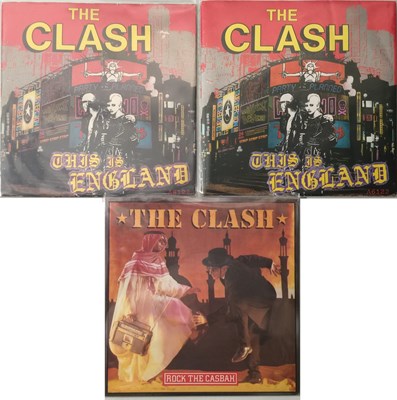 Lot 1036 - THE CLASH AND RELATED - 7" COLLECTION