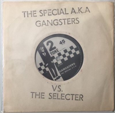 Lot 1110 - THE SPECIAL AKA VS THE SELECTER - GANGSTERS/THE SELECTER 7" (ORIGINAL UK COPY WITH STAMPED SLEEVE - 2 TONE TT1/2)