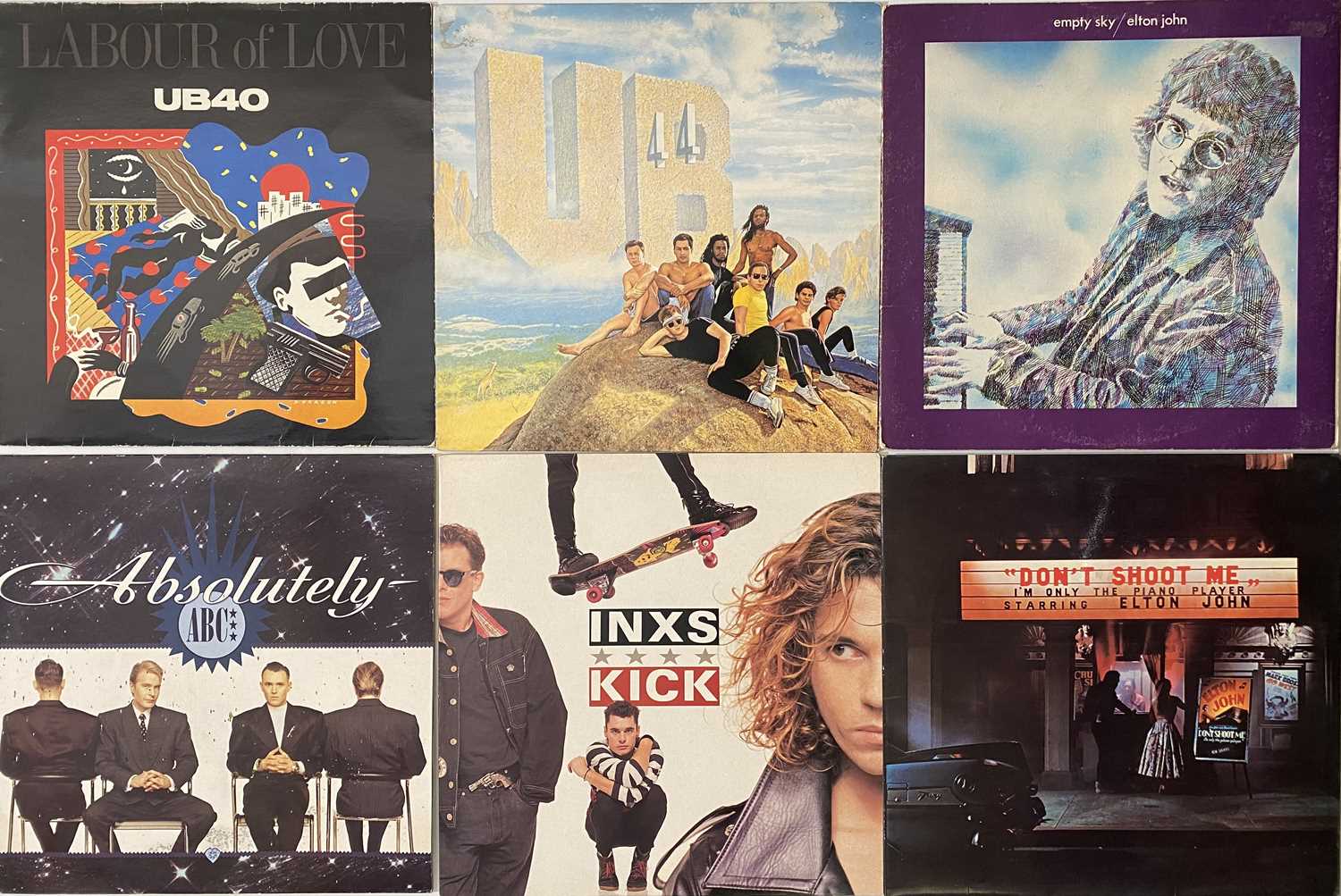 Lot 1108 - POP AND ROCK LP AND 12